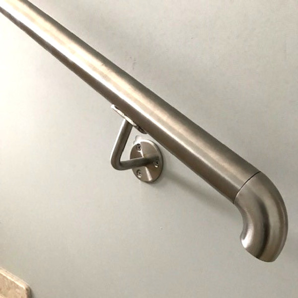 Corrimano in acciaio inox diam 42,4