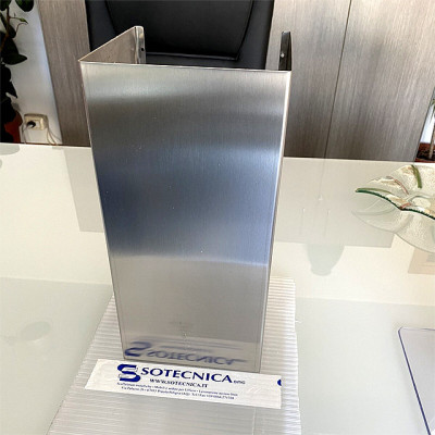 Copertura tubo cappa cucina altezza 350 mm