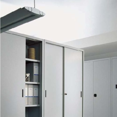 Armadio metallico 180x45x200h ante scorrevoli