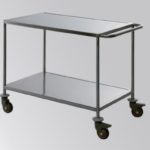 Carrello in Acciaio Inox dim cm 90x40x87h