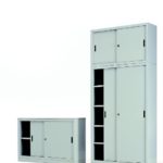 Armadio metallico ante scorrevoli 120x45x88h